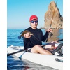 image:imageRoadbox Mens UPF 50 Fishing Shirt Long Sleeve UV Sun Protection Hoodies Quick Dry Rash Guard for Hiking Outdoor WorkingNavy Blue