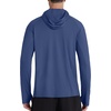 image:imageRoadbox UPF 50 Mens Hooded Fishing Shirts Long Sleeve UV Sun Protection Hoodie Hiking Running Swim Rash Guard with Mask Navy Blue