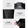 image:imageRoadbox UPF 50 Mens hooded fishing shirts Long Sleeve UV Sun Protection Hoodie Hiking Running Swim Rash Guard with Mask Black