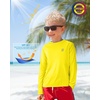 image:imageRoadbox Boys Rash Guard Swim Shirt UPF 50 Long Sleeve Sun Protection Shirts Kids UV Athletic Beach Quick Dry RashguardGolden Yellow