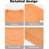 image:imageRoadbox Boys Rash Guard Swim Shirt UPF 50 Long Sleeve Sun Protection Shirts Kids UV Athletic Beach Quick Dry RashguardOrange