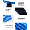 image:imageRoadbox Boys Swim Jammers Quick Dry Youth Competitive Swim Team Shorts UPF 50 Bathing Athletic Compression Swim TrunksAll Over Printblue