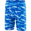 image:imageRoadbox Boys Swim Jammers Quick Dry Youth Competitive Swim Team Shorts UPF 50 Bathing Athletic Compression Swim TrunksAll Over Printblue