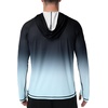 image:imageRoadbox Mens UPF 50 Sun Protection Hoodie UV Long Sleeve Fishing Shirts Lightweight Swim Rash Guard for Outdoor HikingBlack Gradient