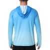 image:imageRoadbox Mens UPF 50 Sun Protection Hoodie UV Long Sleeve Fishing Shirts Lightweight Swim Rash Guard for Outdoor HikingBlue Gradient
