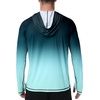 image:imageRoadbox Mens UPF 50 Sun Protection Hoodie UV Long Sleeve Fishing Shirts Lightweight Swim Rash Guard for Outdoor HikingDark Green Gradient