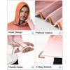 image:imageRoadbox Mens UPF 50 Sun Protection Hoodie UV Long Sleeve Fishing Shirts Lightweight Swim Rash Guard for Outdoor HikingLight Orange Gradient