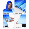 image:imageRoadbox Mens UPF 50 Sun Protection Hoodie UV Long Sleeve Fishing Shirts Lightweight Swim Rash Guard for Outdoor HikingRoyal Blue Gradient