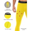 image:imageRoadbox 1 2 or 3 Pack Mens Compression Pants Athletic Base Layer Cycling Tights Leggings for Running Yoga Basketball1 Packgolden Yellow