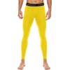 image:imageRoadbox 1 2 or 3 Pack Mens Compression Pants Athletic Base Layer Cycling Tights Leggings for Running Yoga Basketball1 Packgolden Yellow