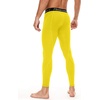 image:imageRoadbox 1 2 or 3 Pack Mens Compression Pants Athletic Base Layer Cycling Tights Leggings for Running Yoga Basketball1 Packgolden Yellow
