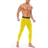 image:imageRoadbox 1 2 or 3 Pack Mens Compression Pants Athletic Base Layer Cycling Tights Leggings for Running Yoga Basketball1 Packgolden Yellow