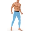 image:imageRoadbox 1 2 or 3 Pack Mens Compression Pants Athletic Base Layer Cycling Tights Leggings for Running Yoga Basketball1 Packmedium Blue