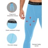 image:imageRoadbox 1 2 or 3 Pack Mens Compression Pants Athletic Base Layer Cycling Tights Leggings for Running Yoga Basketball1 Packmedium Blue