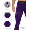 image:imageRoadbox 1 2 or 3 Pack Mens Compression Pants Athletic Base Layer Cycling Tights Leggings for Running Yoga Basketball1 Packpurple