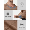 image:imageRoadbox Mens Compression Shirt Short Sleeve Athletic Base Layer Quick DryCamel