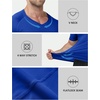 image:imageRoadbox Mens Compression Shirt Short Sleeve Athletic Base Layer Quick DryRoyal Blue
