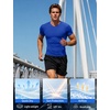 image:imageRoadbox Mens Compression Shirt Short Sleeve Athletic Base Layer Quick DryRoyal Blue