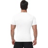 image:imageRoadbox Mens Compression Shirt Short Sleeve Athletic Base Layer Quick DryWhite