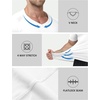 image:imageRoadbox Mens Compression Shirt Short Sleeve Athletic Base Layer Quick DryWhite