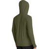 image:imageRoadbox Mens UPF 50 Sun Hoodie Jacket Full Zip UV Protection Long Sleeve Shirt Lightweight Breathable for Fishing HikingArmy Green