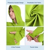 image:imageRoadbox Mens UPF 50 Sun Hoodie Jacket Full Zip UV Protection Long Sleeve Shirt Lightweight Breathable for Fishing HikingLime Green