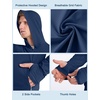 image:imageRoadbox Mens UPF 50 Sun Hoodie Jacket Full Zip UV Protection Long Sleeve Shirt Lightweight Breathable for Fishing HikingNavy