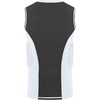 image:imageRoadbox Youth Baseball Chest Protector Kids Softball Padded Compression Shirt Rib Heart Sternum Guard for Football LacrosseWhiteDeep Gray