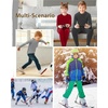 image:imageRoadbox Boys Compression Thermal Shirt  12 Pack Youth Long Sleeve Fleece Base Layer Undershirts Football Baseball1 Packdark Gray