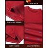 image:imageRoadbox Boys Compression Thermal Shirt  12 Pack Youth Long Sleeve Fleece Base Layer Undershirts Football Baseball1 Packpositive Red
