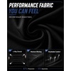 image:imageRoadbox Womens UPF 50 Compression Shirt Quick Dry Reflective Top  4Way Stretch Fabric Quick Dry Moisture Wicking UPF 50 Protection Reflective Design Flatlock Seams for Gym Workout01black