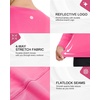 image:imageRoadbox Womens UPF 50 Compression Shirt Quick Dry Reflective Top  4Way Stretch Fabric Quick Dry Moisture Wicking UPF 50 Protection Reflective Design Flatlock Seams for Gym Workout08rose Red