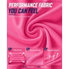 image:imageRoadbox Womens UPF 50 Compression Shirt Quick Dry Reflective Top  4Way Stretch Fabric Quick Dry Moisture Wicking UPF 50 Protection Reflective Design Flatlock Seams for Gym Workout08rose Red