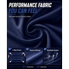 image:imageRoadbox Womens UPF 50 Compression Shirt Quick Dry Reflective Top  4Way Stretch Fabric Quick Dry Moisture Wicking UPF 50 Protection Reflective Design Flatlock Seams for Gym Workout07navy Blue