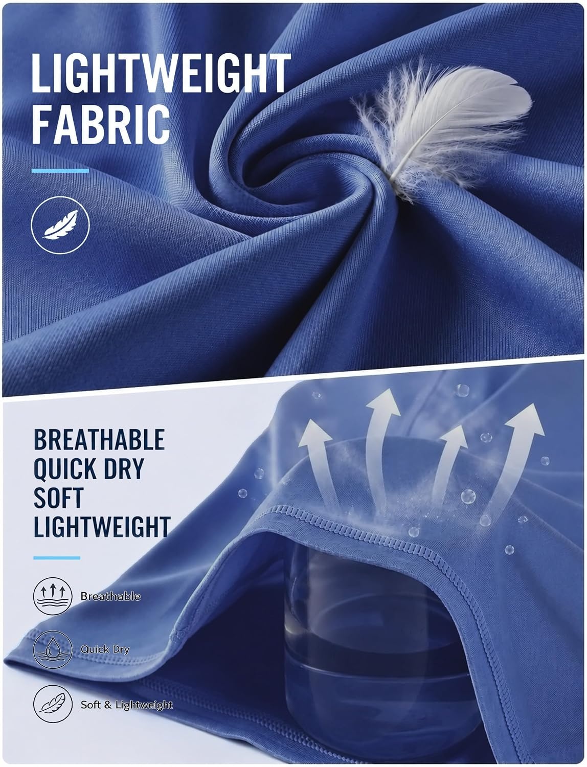 image:imageRoadbox Mens UPF 50 V Neck Swim Shirts Short Sleeve Rash Guard  UPF 50 sun protection Tagfree Vneck Quickdry comfort Lightweight 4way stretch For swimming hiking and beachDark Blue