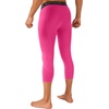 image:imageRoadbox Mens 34 Compression Pants Running Workout Tights Leggings  Compression support Quickdry breathable fabric 4way stretch 34 cropped fit For running gym and basketballPink