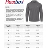 image:imageRoadbox Mens Athletic Hoodie Lightweight Running Workout Hooded Shirt  Quick Dry Moisture Wicking Breathable Loose Long Sleeve Thin Pullover Sweatshirt Reflective Logo Gym Outdoor HikingDark Grey
