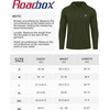 image:imageRoadbox Mens Athletic Hoodie Lightweight Running Workout Hooded Shirt  Quick Dry Moisture Wicking Breathable Loose Long Sleeve Thin Pullover Sweatshirt Reflective Logo Gym Outdoor HikingArmy Green