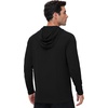 image:imageRoadbox Mens Athletic Hoodie Lightweight Running Workout Hooded Shirt  Quick Dry Moisture Wicking Breathable Loose Long Sleeve Thin Pullover Sweatshirt Reflective Logo Gym Outdoor HikingBlack