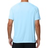 image:imageRoadbox Mens UPF 50 V Neck Swim Shirts Short Sleeve Rash Guard  UPF 50 sun protection Tagfree Vneck Quickdry comfort Lightweight 4way stretch For swimming hiking and beachLight Blue