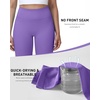 image:imageRoadbox Womens Biker Shorts 358 Volleyball Spandex Compression Shorts  High Waisted Tummy Control No Front Seam NonSeeThrough Quick Dry Moisture Wicking For Yoga Workout Gym 4Way StretchPurple