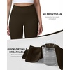 image:imageRoadbox Womens Biker Shorts 358 Volleyball Spandex Compression Shorts  High Waisted Tummy Control No Front Seam NonSeeThrough Quick Dry Moisture Wicking For Yoga Workout Gym 4Way StretchBrown