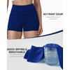 image:imageRoadbox Womens Biker Shorts 358 Volleyball Spandex Compression Shorts  High Waisted Tummy Control No Front Seam NonSeeThrough Quick Dry Moisture Wicking For Yoga Workout Gym 4Way StretchRoyal Blue