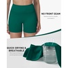 image:imageRoadbox Womens Biker Shorts 358 Volleyball Spandex Compression Shorts  High Waisted Tummy Control No Front Seam NonSeeThrough Quick Dry Moisture Wicking For Yoga Workout Gym 4Way StretchEmerald Green