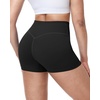 image:imageRoadbox Womens Biker Shorts 358 Volleyball Spandex Compression Shorts  High Waisted Tummy Control No Front Seam NonSeeThrough Quick Dry Moisture Wicking For Yoga Workout Gym 4Way StretchBlack