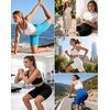 image:imageRoadbox Womens Biker Shorts 358 Volleyball Spandex Compression Shorts  High Waisted Tummy Control No Front Seam NonSeeThrough Quick Dry Moisture Wicking For Yoga Workout Gym 4Way StretchPurple
