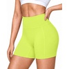 image:imageRoadbox Womens Biker Shorts 358 Volleyball Spandex Compression Shorts  High Waisted Tummy Control No Front Seam NonSeeThrough Quick Dry Moisture Wicking For Yoga Workout Gym 4Way StretchGreen