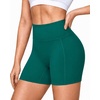 image:imageRoadbox Womens Biker Shorts 358 Volleyball Spandex Compression Shorts  High Waisted Tummy Control No Front Seam NonSeeThrough Quick Dry Moisture Wicking For Yoga Workout Gym 4Way StretchEmerald Green