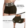 image:imageRoadbox Womens Biker Shorts 358 Volleyball Spandex Compression Shorts  High Waisted Tummy Control No Front Seam NonSeeThrough Quick Dry Moisture Wicking For Yoga Workout Gym 4Way StretchBrown