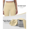 image:imageRoadbox Womens Biker Shorts 358 Volleyball Spandex Compression Shorts  High Waisted Tummy Control No Front Seam NonSeeThrough Quick Dry Moisture Wicking For Yoga Workout Gym 4Way StretchNude